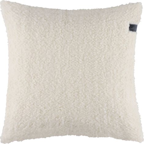 SCHÖNER WOHNEN housse de coussin TEDDY - 1 pièce 45x45 cm, blanc cassé