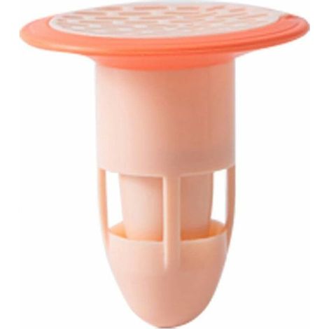lune-4 Pack Shower Floor Drain Stopper, Odor Proof, for Hotel, Kitchen, Bathroom (Pink) (1/5)