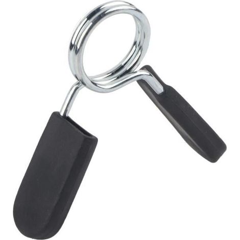 Barre de gymnastique - 25mm - Lot de 2 - Acier - Poignées en caoutchouc (1/4)