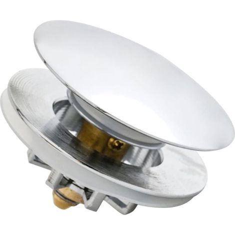 Practical Bathtub Drain Plug, Push and Lock, Odorless and Anti-Clogging Solution, Aluminum Alloy Sink Strainer for Bathtubs MUMU (1/4)