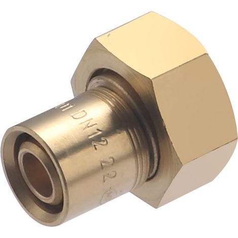 Raccord femelle écrou libre à glissement pour tube PER NOYON & THIEBAULT Ø12 - F15x21 (1/2)