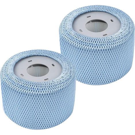 2 filets de protection avec filtres pour spa Mspa (Geschikt voor), filets filtrants de remplacement Mspa, accessoires pour spa à bulles de piscine, Geschikt voor pour tous les spas Mspa. (1/4)