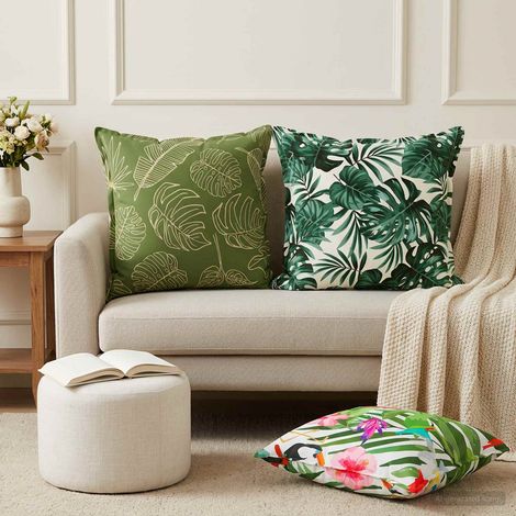 vidaXL Cushion Cover 6 pcs HOUTEN Multicolour 60 x 60 cm Polyester (1/5)