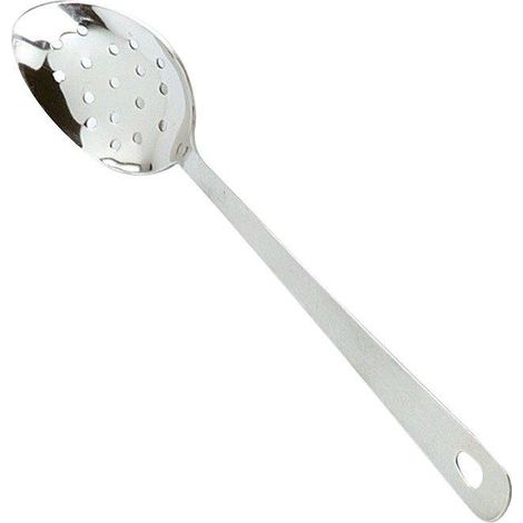 ibili 710800 Cuchara perforada acero inoxidable plateado 35 cm