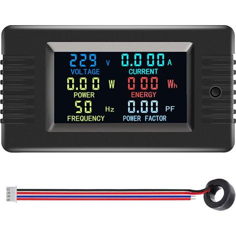AC110V/220V 100A Voltages Testeur de courant Testeur LED Voltmètre Ampèremètre Testeur Détecteurs Puissance Energie (1/5)
