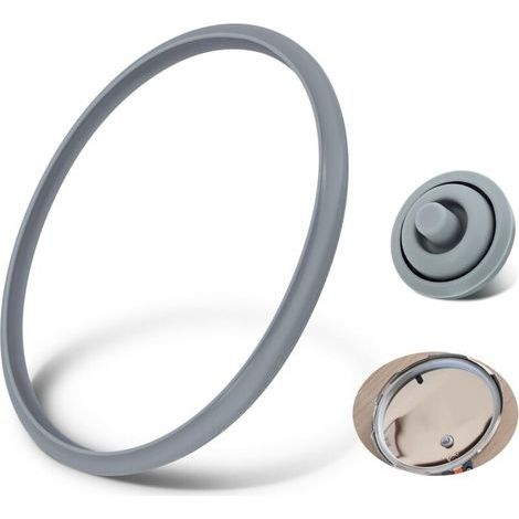 Pressure Cooker Rubber Gasket Seal 22 cm + Cooking Signal Seal for Perfect 3 L 4.5 L 6.5 L 8.5 L Food Safe