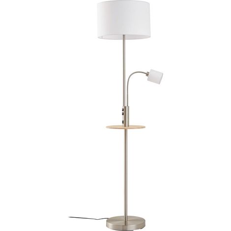 Lindby Lámpara de pie 'Aovan' en Gris Metal