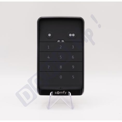 Somfy – 1870917 – Clavier électronique 2 Rts Pro – Alimentation électrique 230V – Mode de pose encastré – Pour installation professionnelle