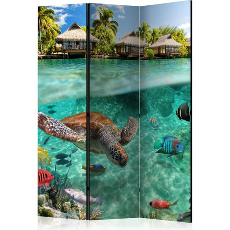 Paravento - Under the surface of water [Room Dividers] - 135x172 (1/4)