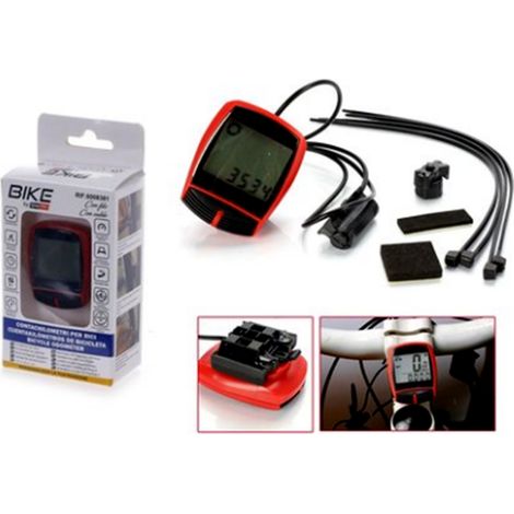 Compteur de vitesse LCD sans fil pour vélos, étanche, avec rétroéclairage, odomètre et taille universelle