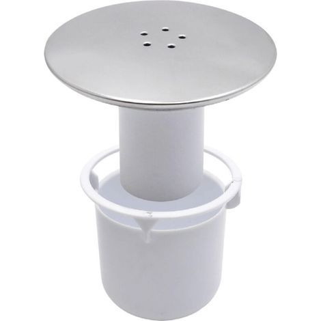Sjqka – 90-mm-Duschablaufabdeckung – Chrom-Finish – Geruchsdicht – Kompatibel mit Viega Tempoplex-Abläufen – Einfache Montage (1/5)