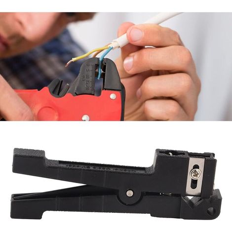 Fiber Optic Strippers, Coaxial Cable Stripping Tool, Small Size, No Damage to Fiber Core, for Stripping Fiber and Wire (1/5)