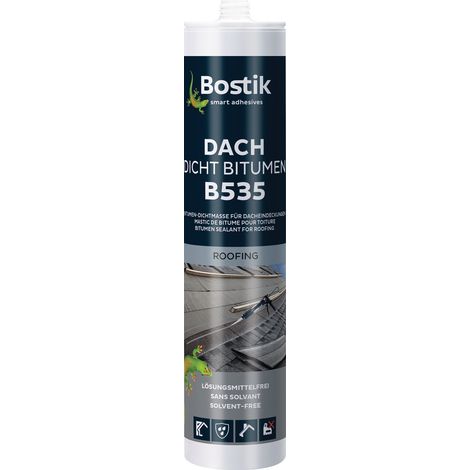 Sigillante bituminoso per tetti B535 nero, cartuccia da 300 ml