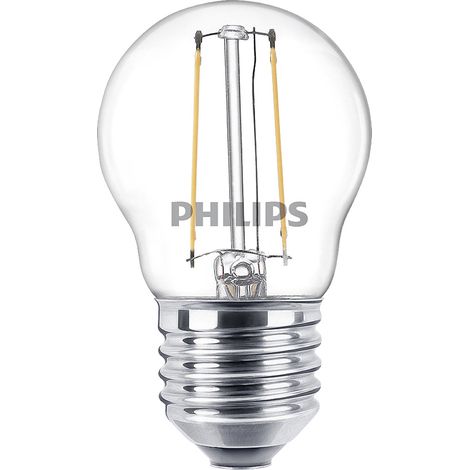 Philips LED 76329900 LED EEK F (A - G) E27 Tropfenform 2 W = 25 W Warmweiß (Ø x L) 4.5 cm x 7.8 cm (1/5)