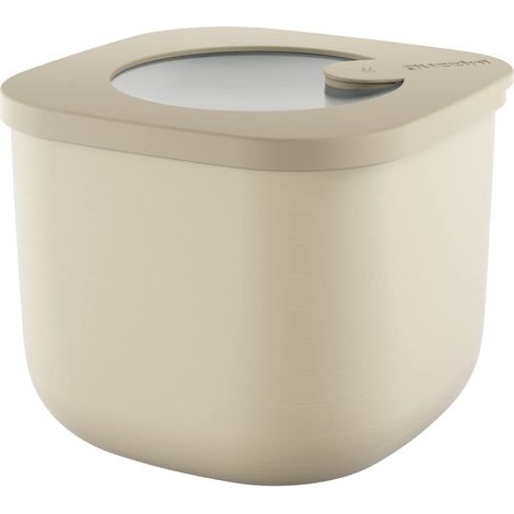 Guzzini Store&More Kitchen Active Design Contenitori Ermetici Alti per Frigo/Freezer/ Microonde (S), 12.2 x 12.2 x 9.8 cm, Marrone (Clay) (1/5)