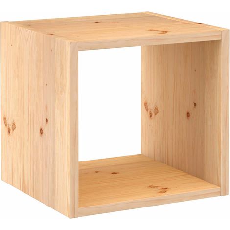 ESTANTERIA MODULAR 1 CUBO DINAMIC PINO MACIZO 36,2x33x36,2cm ASTIGARRAGA