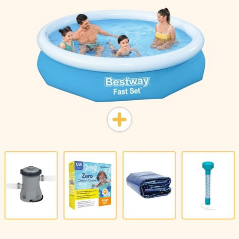 Bestway Bestway Fast Set Ronde - 305x66 cm - 5-pièces S184 (1/5)