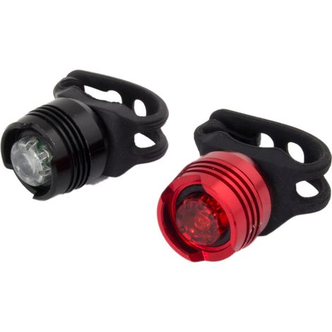 Juego de luces LED traseras y delanteras para bicicleta Esperanza Acrux
