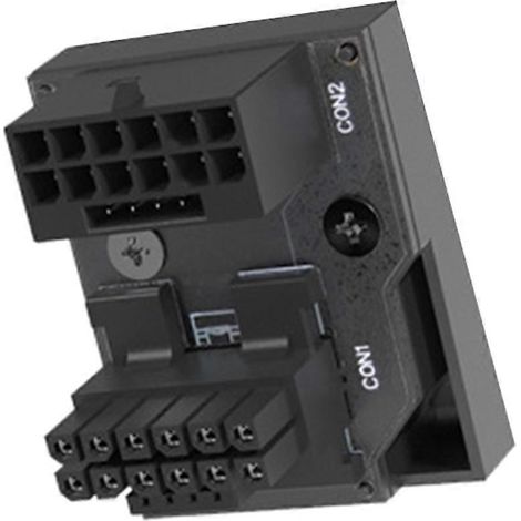 Adaptateur coudé à 180° ATX 16 broches femelle vers 16 broches mâle pour cartes graphiques RTX 4090 (1/5)