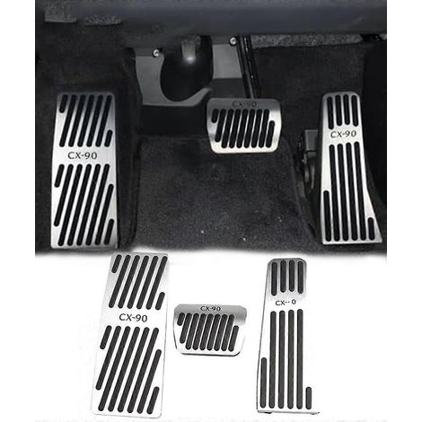 Pédale d'accélérateur de voiture, pour Mazda CX-90 CX90 2024 Accessoires, plaquettes de frein antidérapantes pour voiture ( ) (1/5)