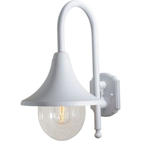 Konstsmide Bari Plafonnier Extérieur Simple Dôme Blanc Mat, IP44 (1/3)
