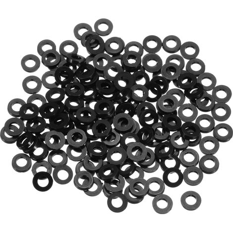 155Pcs Entretoise Plastique M3 Rondelle 3mm ID 6mm OD 1mm Épais (1/5)
