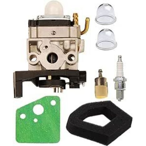 Kit de carburateur pour tondeuse à gazon GX35 139 K75, 1 carburateur, 2 joints, 2 ampoules d'amorçage, 1 œillet d'assemblage, 2 filtres à air (1/4)