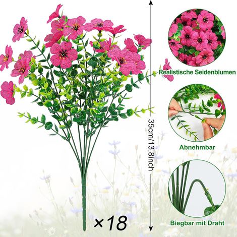 24-bundel-kunstliche-blumen-fur-drauen-kunstblumen-balkon -dekoration-kunstlich-balkonpflanzen-plastikblumen-outdoor-indoor-fur-zuhause-garten-tisch-terrasse-deko-rosarot-210544004