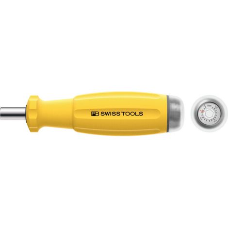 PB Swiss Tools Tournevis dynamométrique avec vernier, porte-embouts D 6,3, ESD, Couple maximal: 200 cN·m