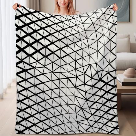 Couverture de lit en polaire toute l’année chaude, douce et légère en microfibre,6080 pouces (1/4)