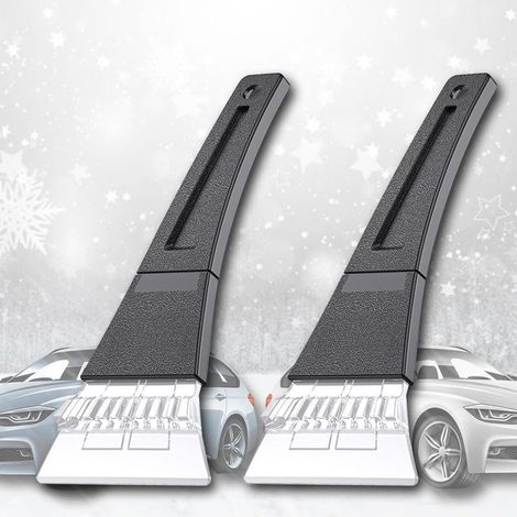 Grattoir Pare Brise Voiture, 2 Pcs Neige Gratte Pare Brise, Gratte-Glace Pare Brise Vitres, Neige Gratte Pare Brise Voiture (1/5)