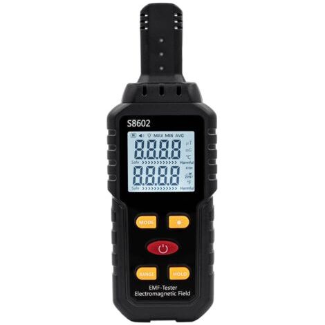 3 en 1 Détecteur EMF Numérique, Détecteur de Rayonnement Numérique Portable avec Rétroéclairage LCD pour Inspecter Maison, Bureau, Extérieur (1/5)