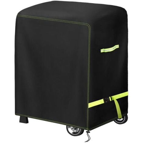 Housse Barbecue Exterieur, 420D Oxford Bache Barbecue Exterieur Protection 90 x 70 x 110 cm, Anti-Vent/Solei/l'eau, Housse Plancha Convient la Plupart des Grills