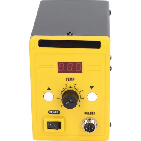 Station de dessoudage à air chaud 858B avec affichage numérique LED par micro-ordinateur, température réglable, norme européenne 220 V (1/5)