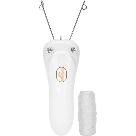 Épilateur électrique à fil de coton rechargeable par USB (avec câble USB et fil de coton) (1/5)