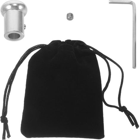 Pieds de diapason pour la méditation - Pieds de diapason en acier inoxydable - Fixation sécurisée - Améliore la méditation - Accessoires argentés (1/5)