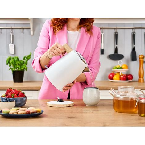 Lafe Scandi Pro Bouilloire électrique blanche 1,7L (1/3)