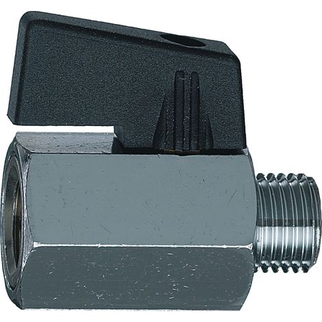 VALVOLA A SFERA MINI PER COMPRESSORI M/F  mis.3/8 5.00 pz