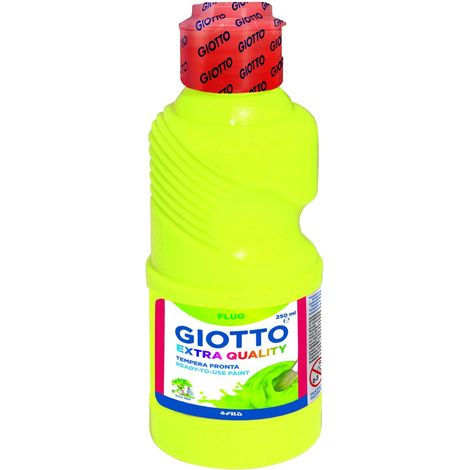TEMPERA GIOTTO LIQ.FLUO 250 ml AMARILLO