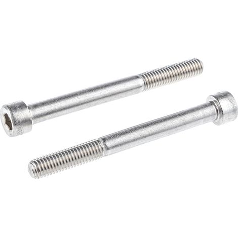 Vis à six pans creux, M8 x 80mm, en Acier Inoxydable ( Prix pour Sachet de 10 )