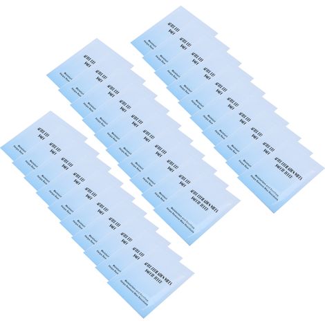 30 lingettes démaquillantes à la cire, nettoyage huile pour épilation, emballées individuellement (1/5)