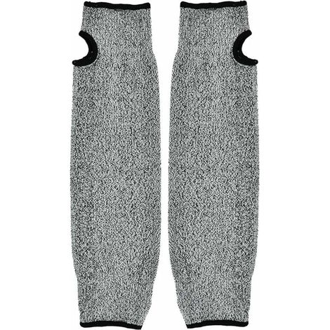 Manchon de Protection pour Bras, Manches Anti-coupures Manchon pour Bras de Sécurité Gants de Ttravail à Manches Longues Résistant aux Coupures pour Jardin Cuisine et Travaux Agricoles (45cm)-Fei Yu (1/4)