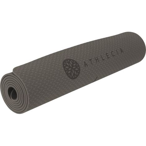 Tapete de Yoga - ATHLECIA - Estell - 6 mm - L 173 x L 61 cm - Beige (1/3)