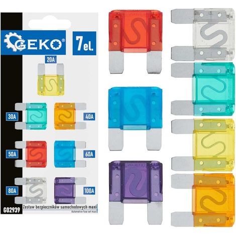 Geko Maxi Kfz-Sicherungssatz 7-teilig. (1/5)