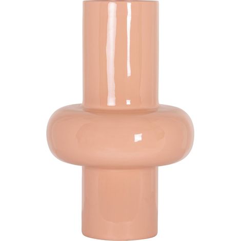 Vase design saumon finition brillante pour décoration d intérieur - saumon brillant (1/5)