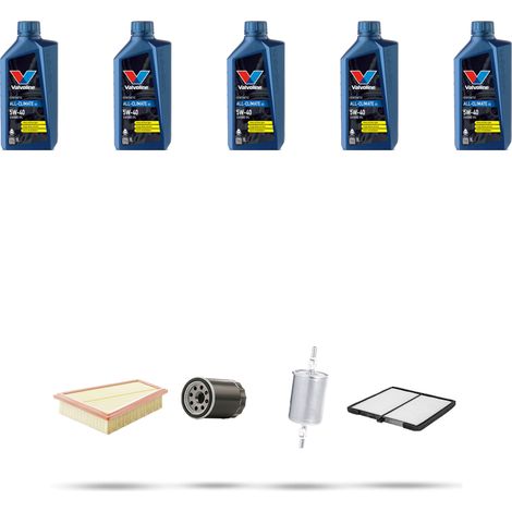 Kit tagliando 4 FILTRI e 5L OLIO compatibile con Citroen Xsara Coupe 2.0i 120kw dal 1997 (1/5)