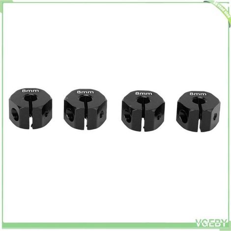 Fafeicy adaptateur de moyeu de roue hexagonale de 8 mm Adaptateur de moyeu de roue hexagonale, en alliage jouets piece Noir Noir (1/5)