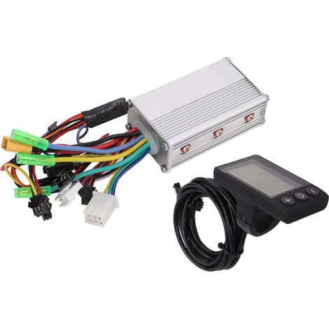 Contrôleur Brushless 24V-48V 350W pour Vélo/Scooter Électrique - Kit avec Écran LCD et 3 Modes Sinus (1/5)