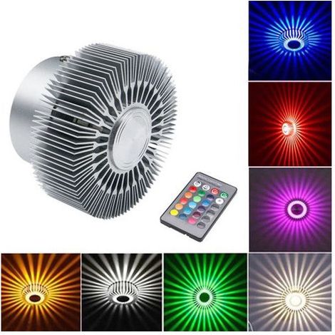 Applique murale enfantSpot lumineux LED encastrable coloré pour le plafond, montage en Surface, idéal (1/5)