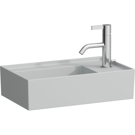 LAUFEN Kartell lave-mains, robinetterie à droite, encastré, sans (1/5)
